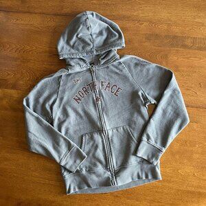 The North Face gray full-zip star hoodie M 10/12